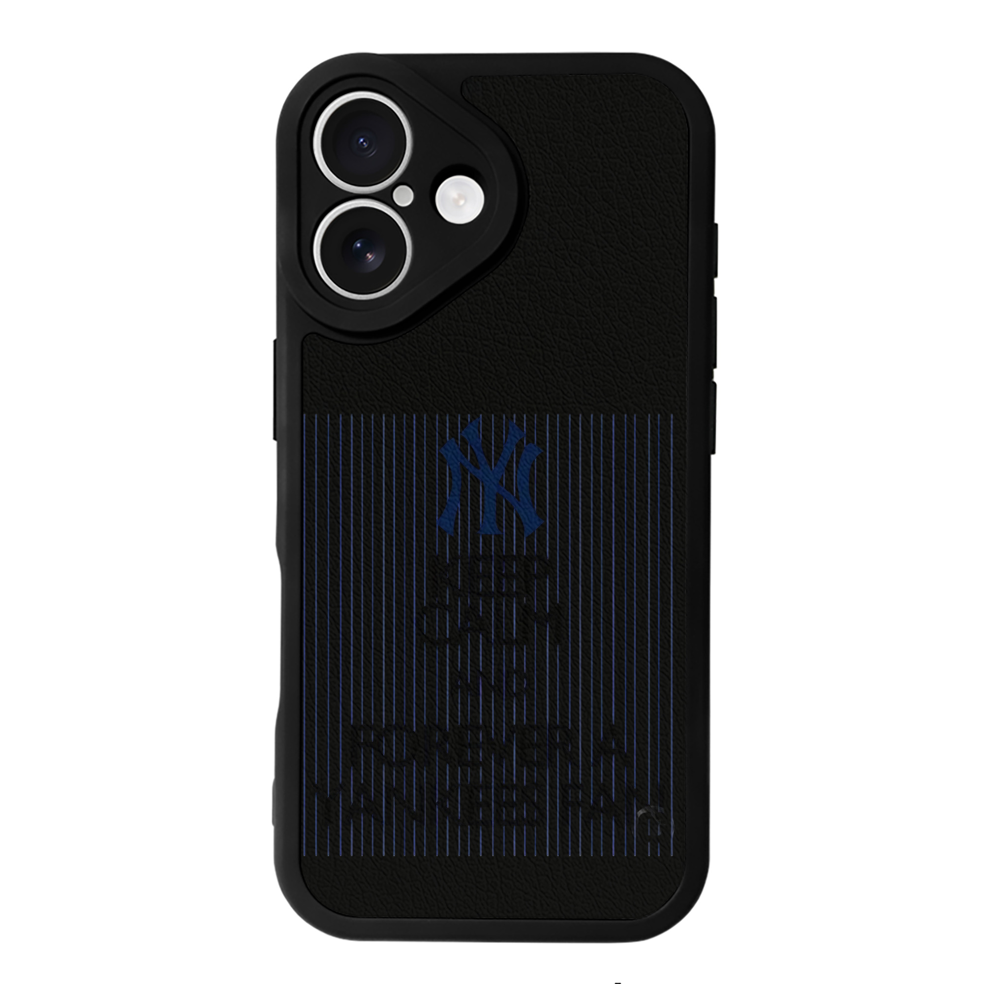 New York Yankees Keep Calm and Forever A Yankees Fan IPhone 16 Silicone Leather Case – UV Print, Lambskin Texture – Perfect Fit, Wireless Charging Compatible, Scratch Resistant, Precise Cutouts – Stylish Protection For IPhone 16